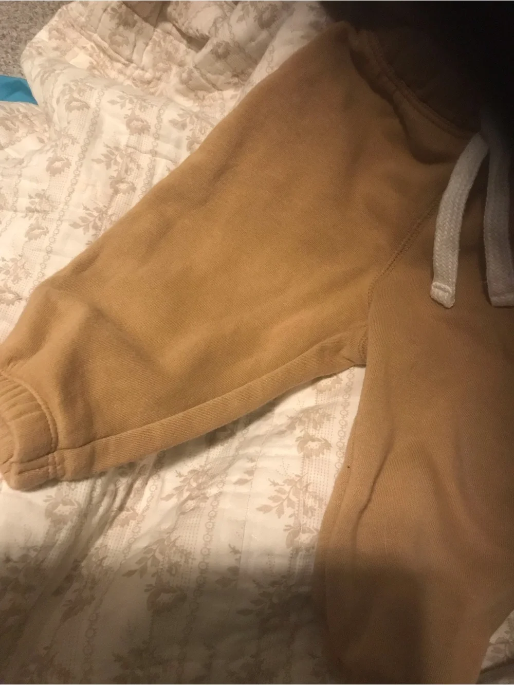 Old Navy Tan Fleece Jogger Set with Hoodie - Tan
